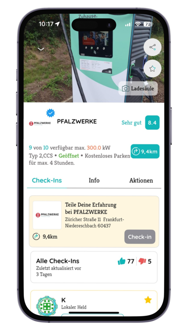 &Charge, Kooperation, Pfalzwerke, Bonusprogramm, E-Mobilität