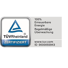 TÜV zertifizierter Ökostrom